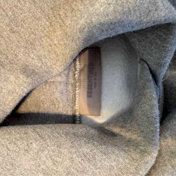 grey essentials hoodie - Picture 2 of 3